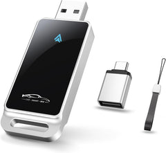 Android Auto Wireless Adapter, Convert Factory Wired to Wireless, Easy Plug and Play Setup, Zero Delay, Supports Voice Assistant, Compatible with Android 11+