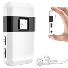 Hearing Aids, Hearing Aids for Seniors with Noise-Cancelling, OTC Hearing Aids Rechargeable, Hearing Amplifiers with 8 Volume Levels & 4 Hearing Modes, 160-Hour Battery Life, Clear Sound (Black)