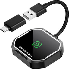 Carplay Wireless Adapter Für IOS, Wired CarPlay in Wireless CarPlay Adapter Umwandeln, Plug & Play Car Play Wireless Adapter Kompatibel mit Autos ab 2017 & iPhone iOS 10+