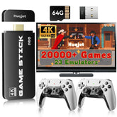 2026 New Upgrade Retro Gaming Console Pro, Video Games Consoles with 4K HDMI, Built-in 20000+ Games & 23 Emulators, Plug and Play Video Gaming Consoles with Upgrade Dual 2.4G Wireless Controllers (64G)