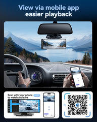 Carplay Screen for Car, 8.1" HD Portable Touch Screen Car Stereo with Android Auto, 4K Dash Cam, 1080P Backup Camera, GPS Navigation, Mirror Link, Bluetooth, AUX, FM Transmitter