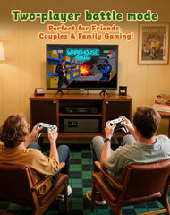 2026 New Upgrade Retro Gaming Console Pro, Video Games Consoles with 4K HDMI, Built-in 20000+ Games & 23 Emulators, Plug and Play Video Gaming Consoles with Upgrade Dual 2.4G Wireless Controllers (64G)