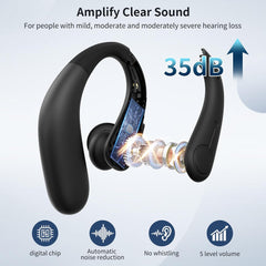 Hearing Aids for Seniors, Hearing Aids Rechargeable with Bluetooth, Hearing Aid APP Control, Hearing Amplifier for The Hearing Loss, Hearing Your Voice. FSA or HSA Eligible
