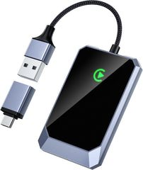 Wireless CarPlay Adapter, Convert Factory Wired to Wireless for iPhone, Plug & Play No Delay Mini, More Stable Supports Voice Assistant, Compatible with Cars with OEM Wired CarPlay & iOS 10+