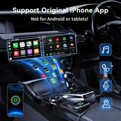 Wireless CarPlay Adapter, Wireless Car Screen Adapter for iPhone-Easily Upgrade Wired CarPlay to Unwired Connectivity, Includes USB-A to USB-C Dongle, Plug & Play for iPhone (iOS 10 and Above)