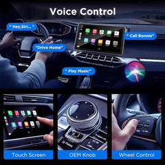 Wireless CarPlay Adapter 2024 Upgrade, Plug and Play, No Latency, Converts Factory Wired to Wireless, Compatible with iPhone 6+ and 2015+ Cars, Bluetooth 2.4GHz and Wi-Fi 2.4+5.8GHz (CarPlay)