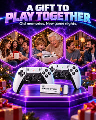 2026 Upgrade 3D Retro Gaming Console Stick Pro, New Video Game Consoles 4K HDMI Out Put, Built-in 23 Emulators, 20000+ Retro Games, Plug & Play TV Game Stick with Dual 2.4G Wireless Controllers
