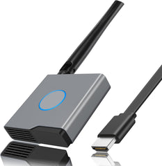 Wireless HDMI Display Dongle Adapter,Portable Transmitter,Plug & Play Streaming Media/Audio/File HDMI Wireless Extender from Smartphone,Laptop to HDTV/Monitor/Projector,Support Airplay DLNA Miracast