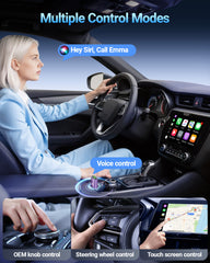 Wireless CarPlay Adapter for Apple iPhone(2026 Upgraded) Mini Design, Converts Factory Wired to Wireless Adapter for CarPlay, Plug and Play, Auto Connect Fast and Stable(Purple)