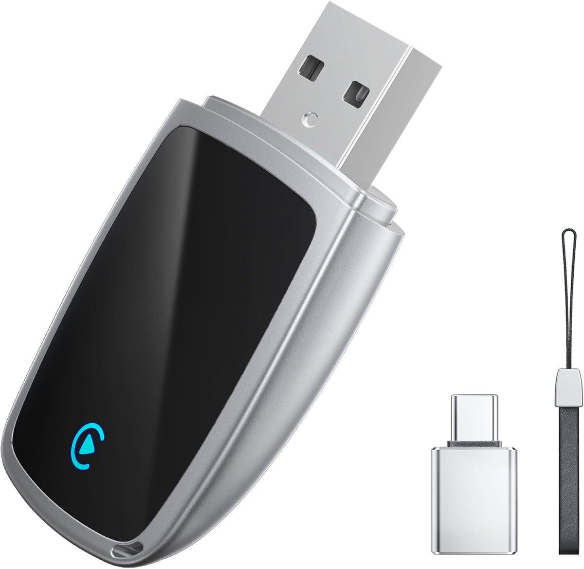Wireless CarPlay Adapter,Wired CarPlay to Wireless Carplay for iPhone | Mini,Stable Connection Compatible with iOS 10+ & OEM Wired CarPlay Vehicles