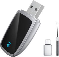 Wireless CarPlay Adapter,Wired CarPlay to Wireless Carplay for iPhone | Mini,Stable Connection Compatible with iOS 10+ & OEM Wired CarPlay Vehicles