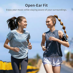 Open Ear Headphones,Bluetooth Headphones 5.3 Sports with Smart Digital Display,36H Playtime,IP54 Waterproof,Ultra-Comfort,Clear Calls Wireless Earbuds Lightweight Design Fit Cycling,Running Workout