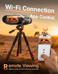 Night Vision Goggles - Smart APP Control 4K UHD Night Vision Binoculars, 10000mAh Battery, 128GB Card Included, 3'' Screen & 8X Zoom Binoculars, 2000FT Range for Camping, Hunting, Security-Sliver