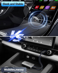 Wireless CarPlay Adapter,Wired CarPlay to Wireless Carplay for iPhone | Mini,Stable Connection Compatible with iOS 10+ & OEM Wired CarPlay Vehicles