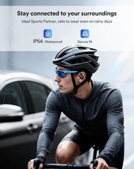 Open Ear Headphones Wireless Bluetooth - 5.3 Bluetooth Earbuds with LED Digital Display, IP54 Waterproof, 36H Playtime, Lightweight Comfort Wireless Earbuds Fit Sports, Running, Cycling